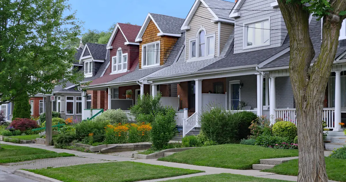 row of houses
